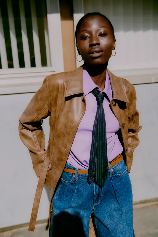 B.YOUNG - Komma Wide Pocket Jeans Mid Blue Denim