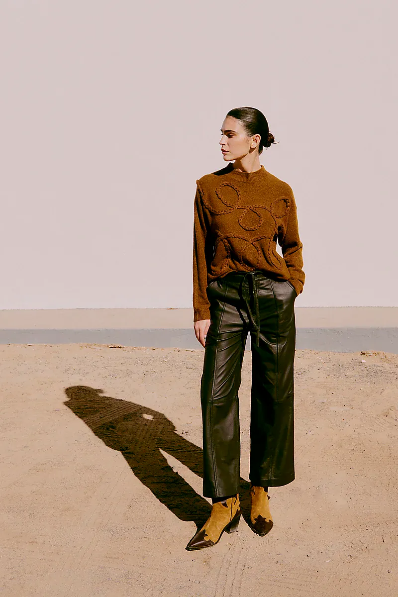 B.YOUNG - Daran Belte Skinnbukse Meteorite