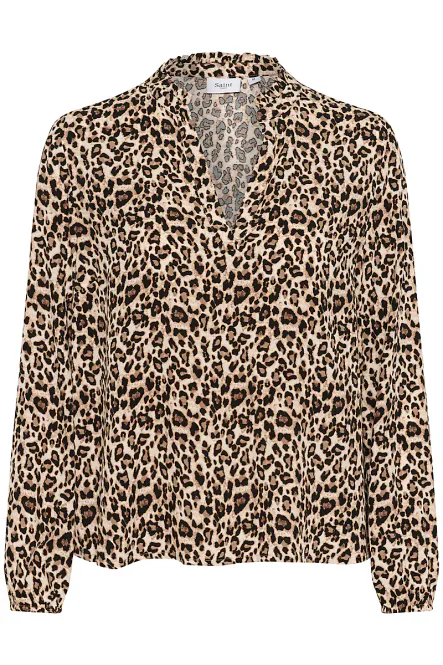 Hovedbilde SAINT TROPEZ - Bluse Eda Black Reg Leo