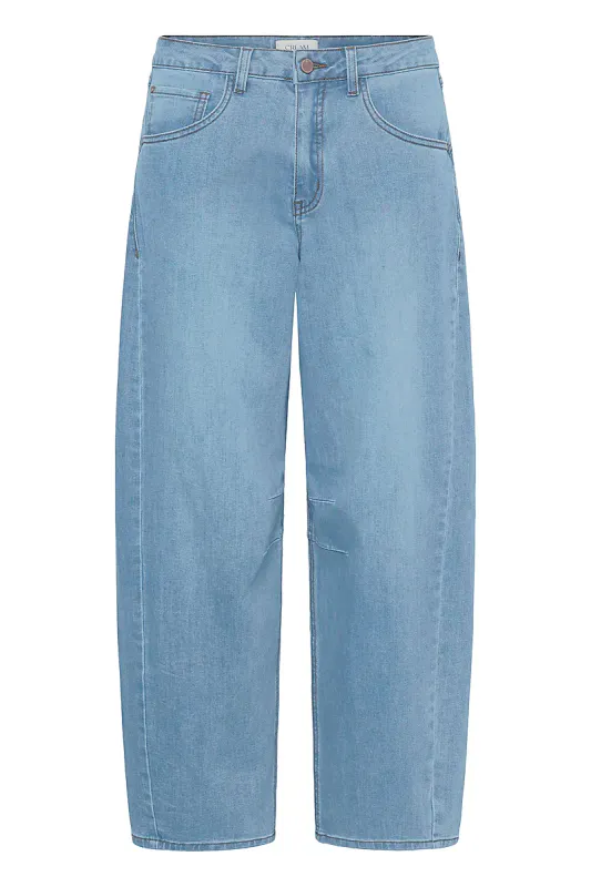 CREAM - Bahren Ankle  Balloon Jeans Bain Light Blue Denim