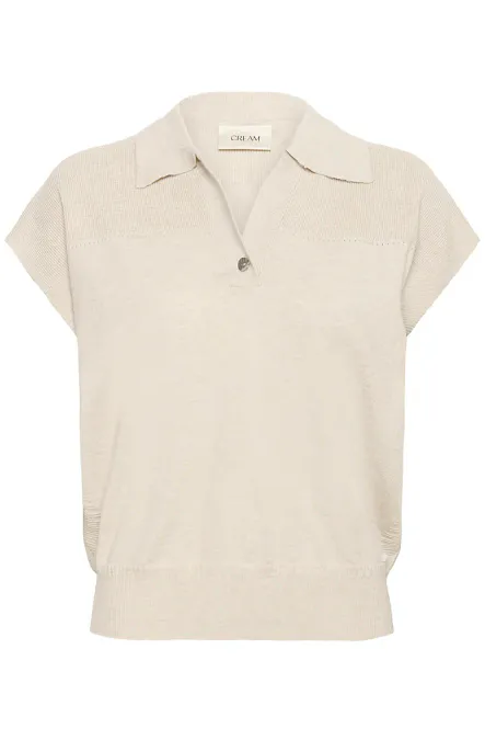 Hovedbilde CREAM - Delia Slipover Oat Melange