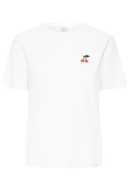 Hovedbilde B.YOUNG - Andinna Cherise T-shirt Optical White