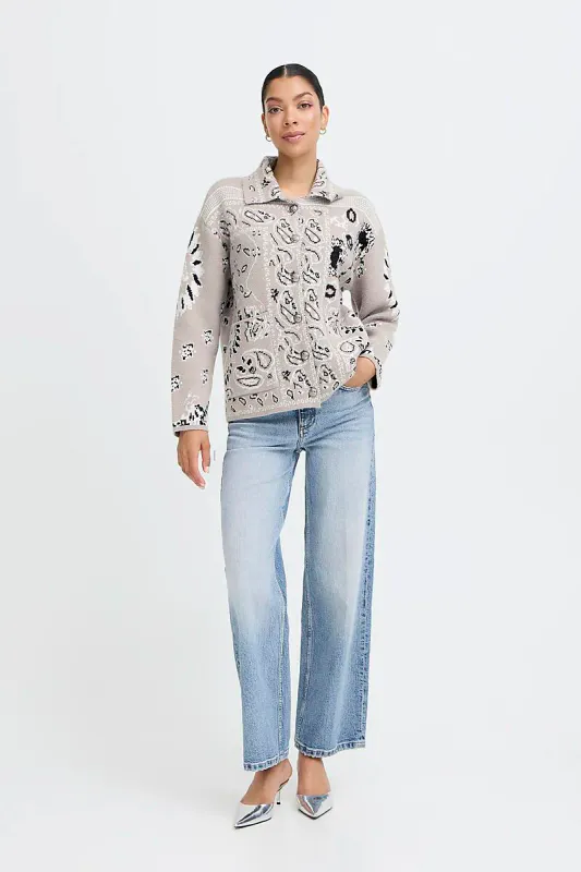 B.YOUNG - Maylis Cardigan String Paisley