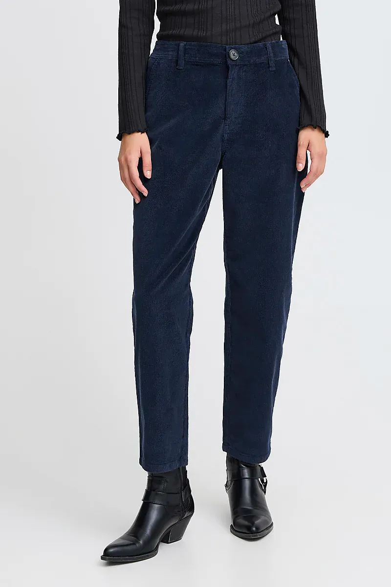 B YOUNG - Bukse Dasik Cropped Navy Blazer