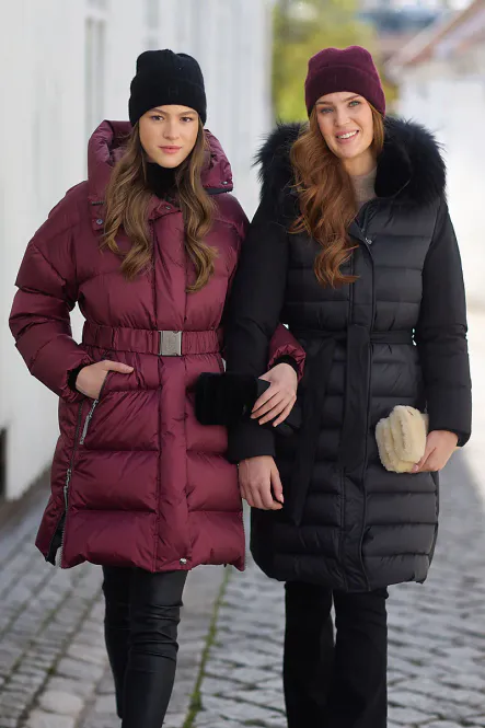 Hovedbilde HAUST - Fashion Down Jacket Deep Burgundy