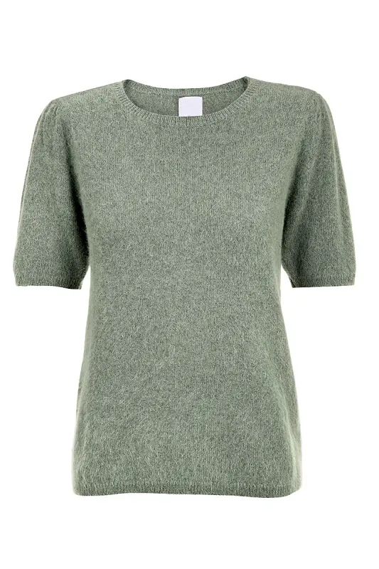 ANE MONE - Angoragenser Sarah Pale Green