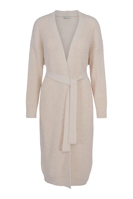 Hovedbilde HAUST - Knittet Luxury Long Cardigan Ecry