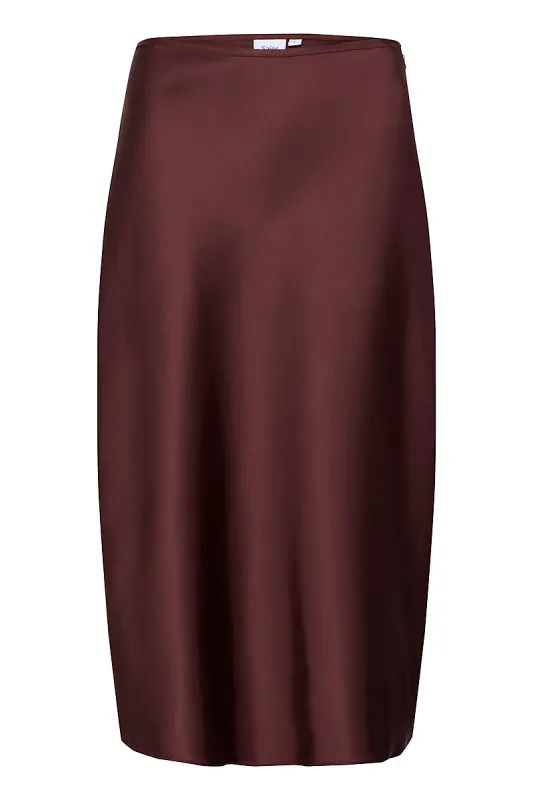 SAINT TROPEZ - Skjørt Hafia Burgundy