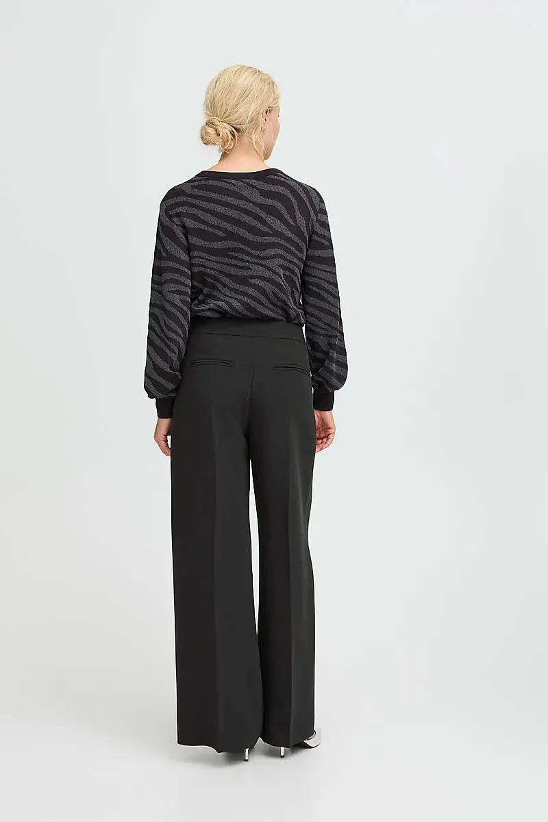 B.YOUNG - Denoa Wide Pants True Black