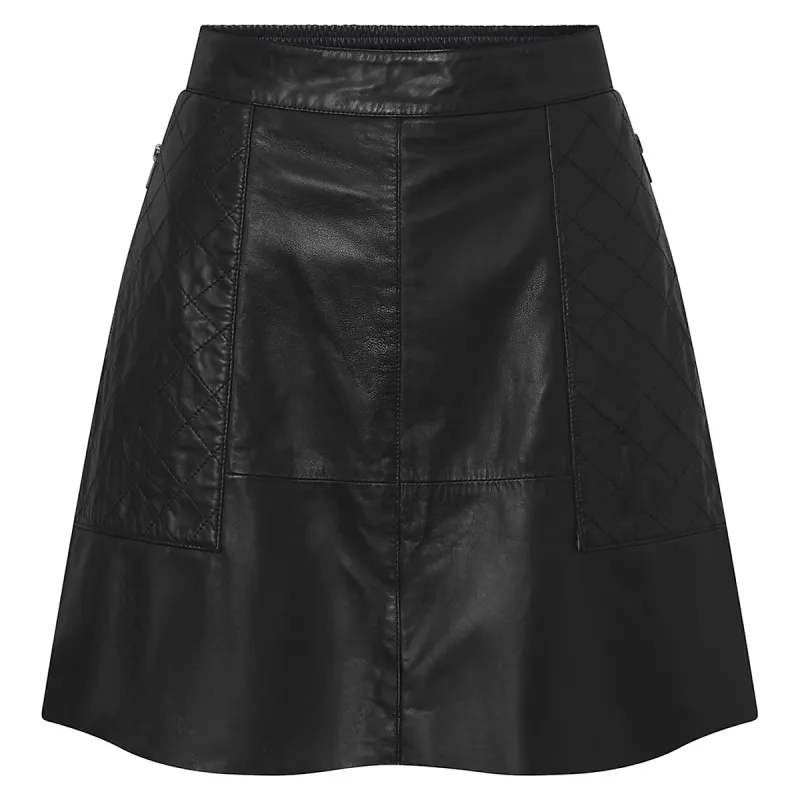 DEPECHE - Camilla Skjørt Black