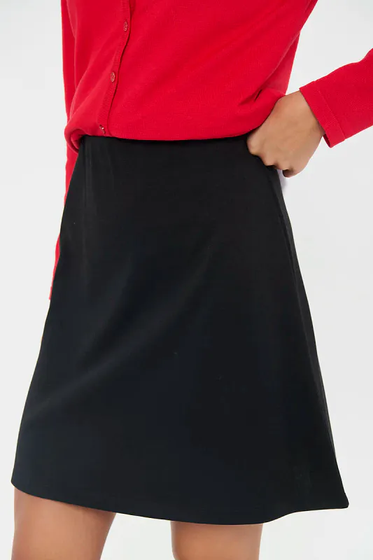 SAINT TROPEZ - Kaileen Short Skirt Black
