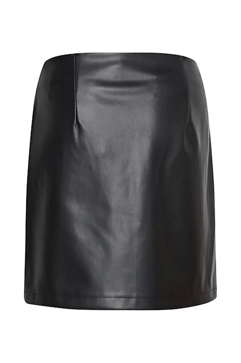 B YOUNG - Skjørt Denma PU Black