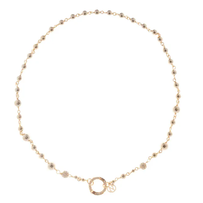 Hovedbilde NORA NORWAY - Lizz neck 45 gold Clear